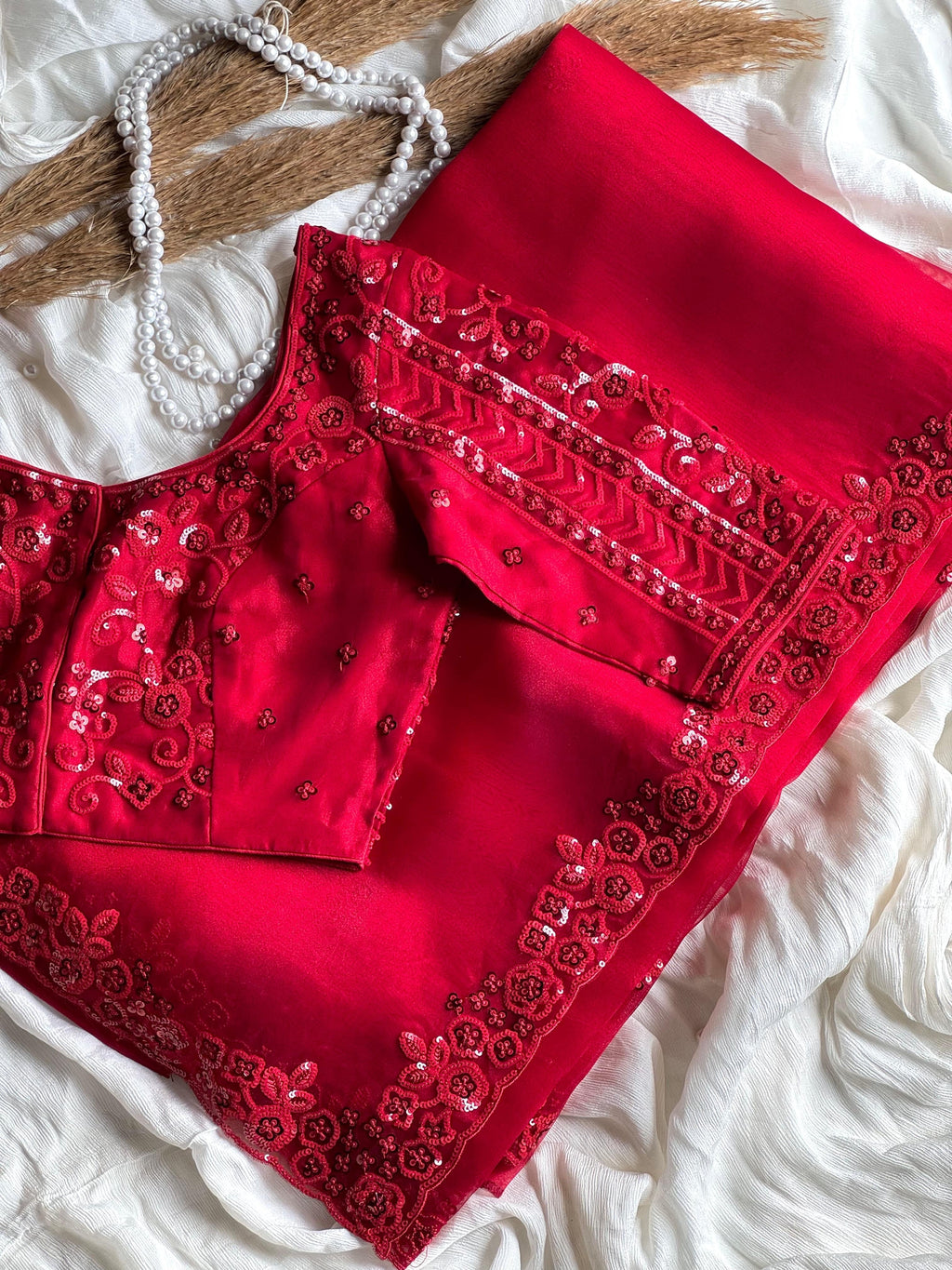 Scarlet Lolita Embellished Saree