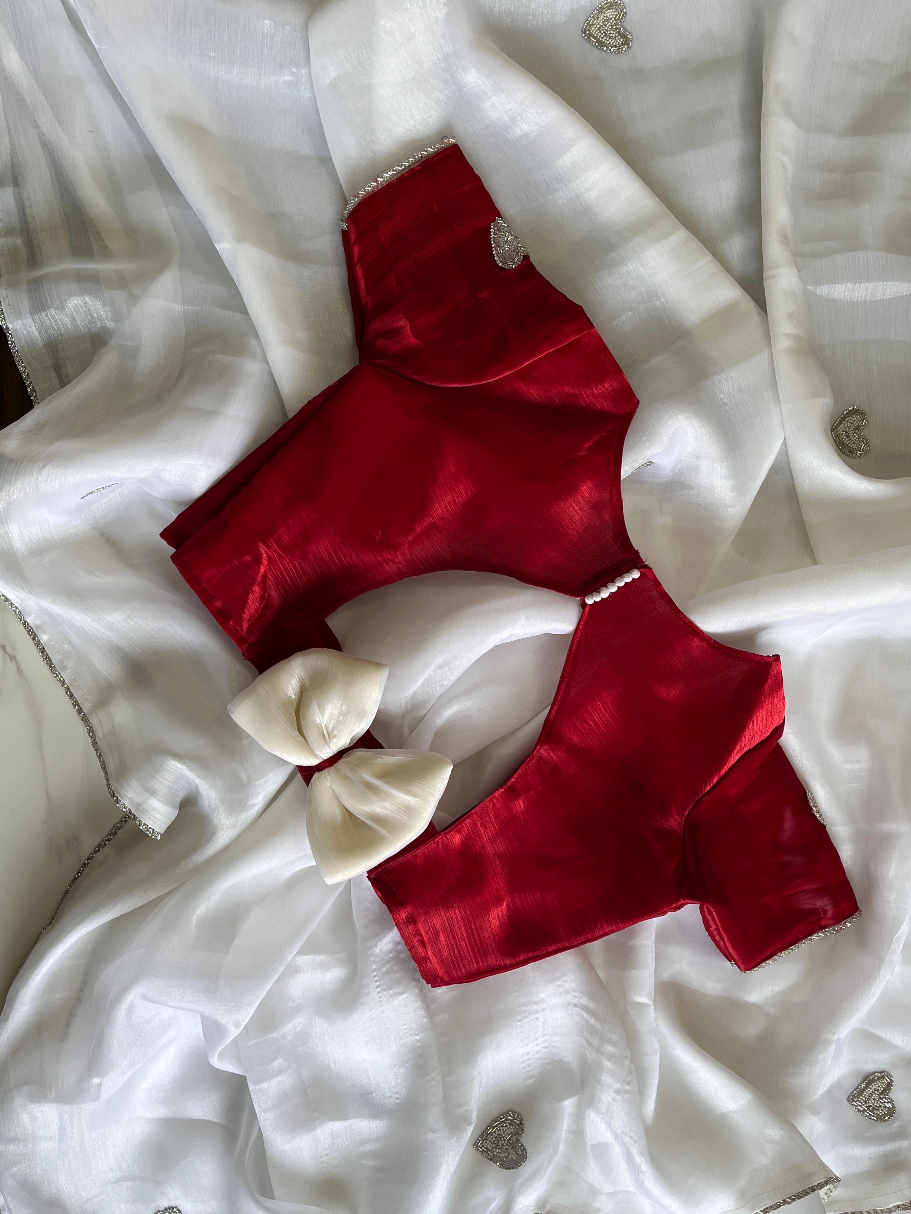 Valentine Tissue Saree