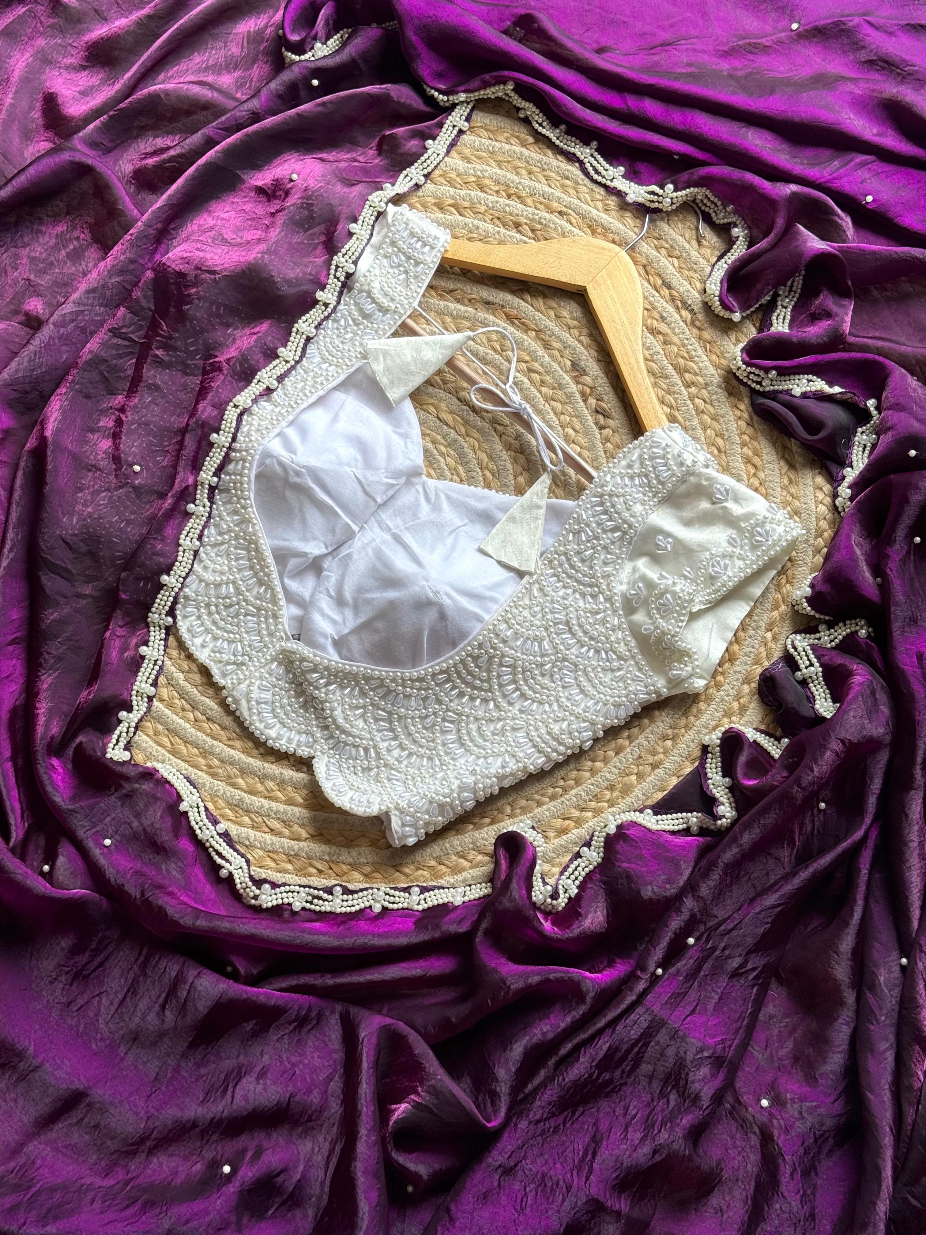 Cherry Embellished Saree