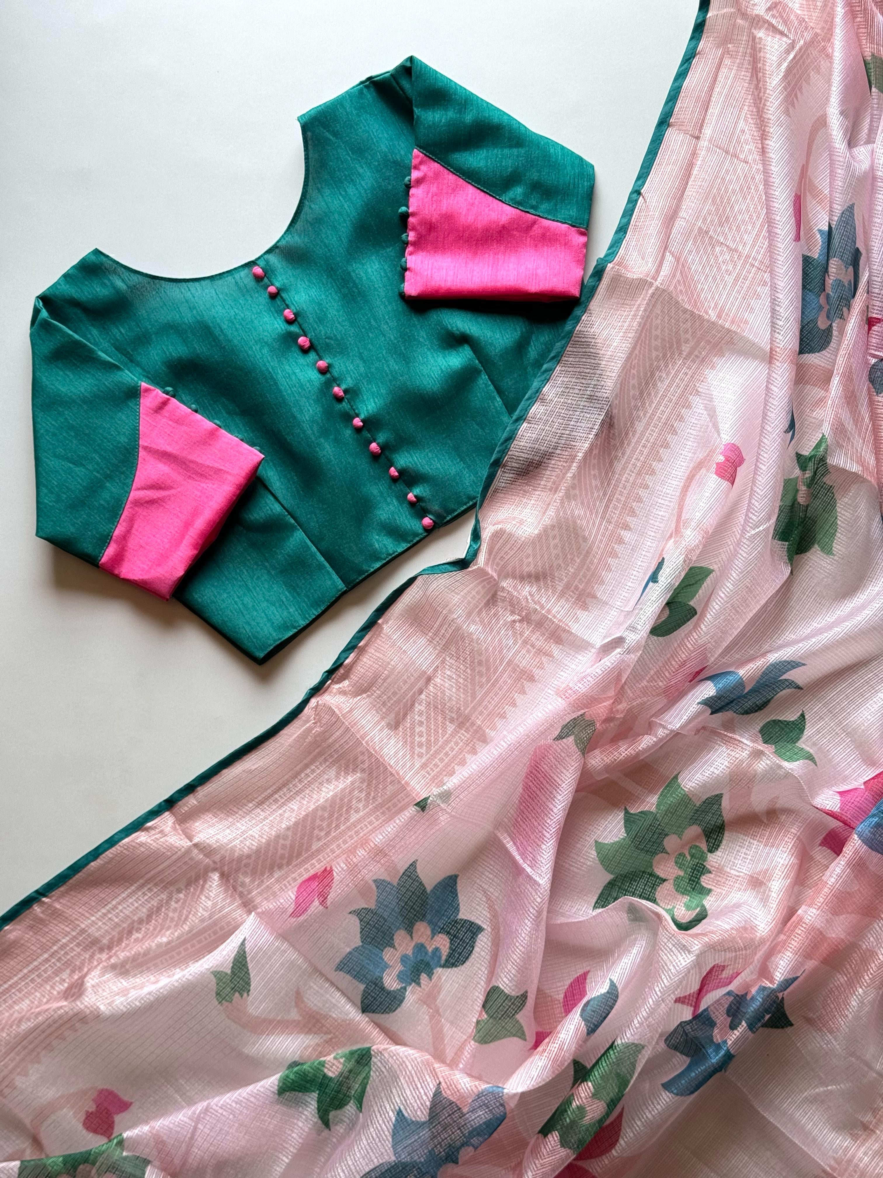 Spring Floral Kota Saree