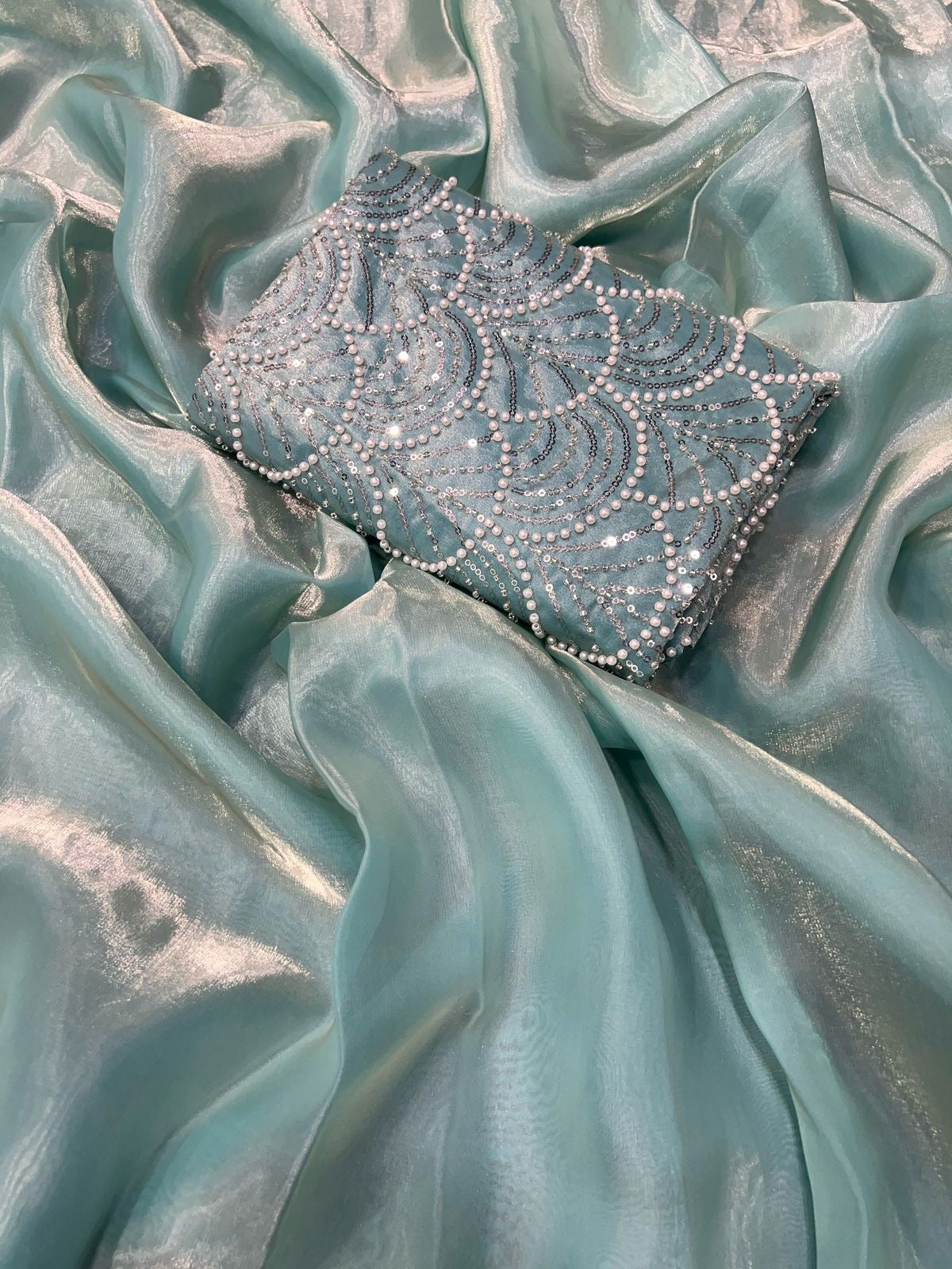 Moon Shine Sky Saree