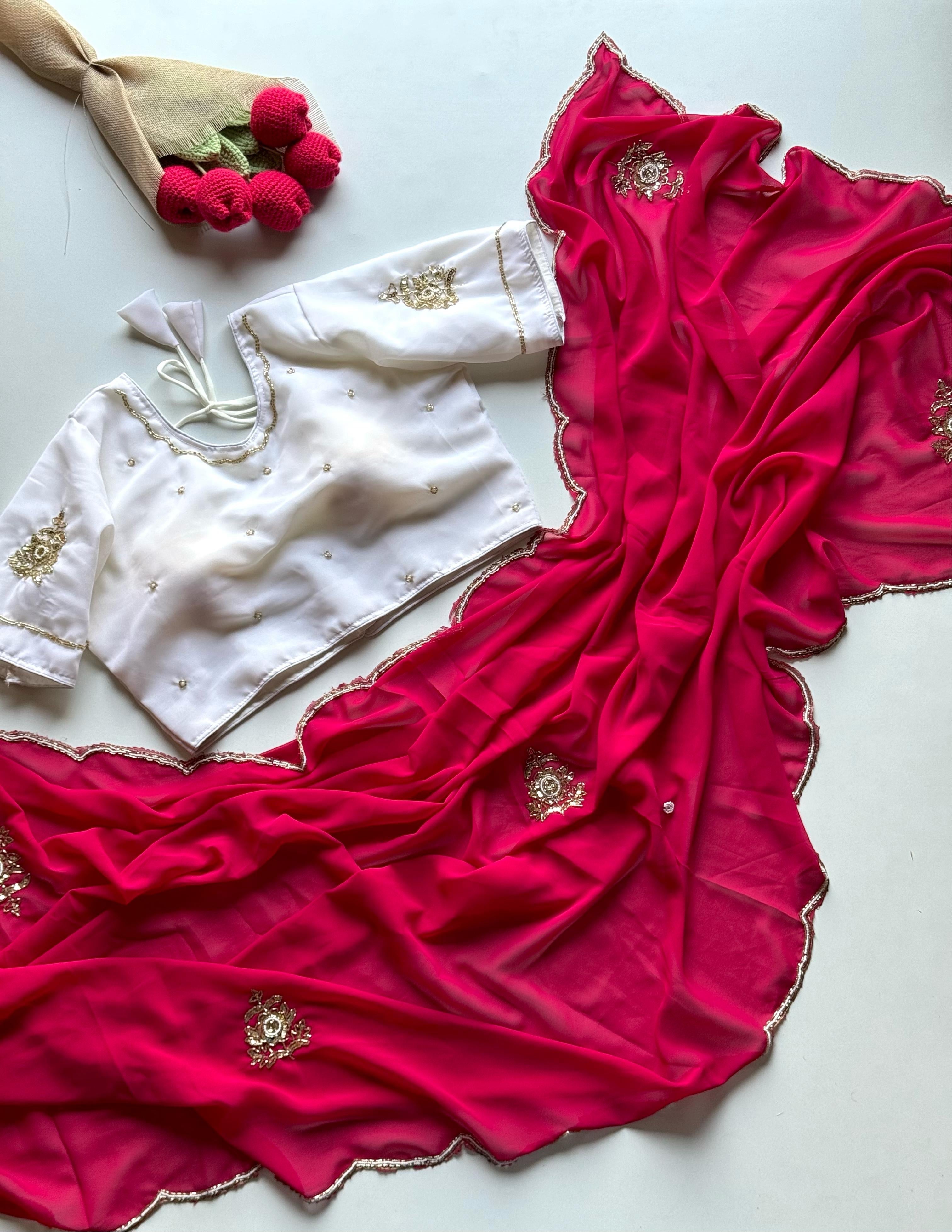 Precious Scarlet Saree