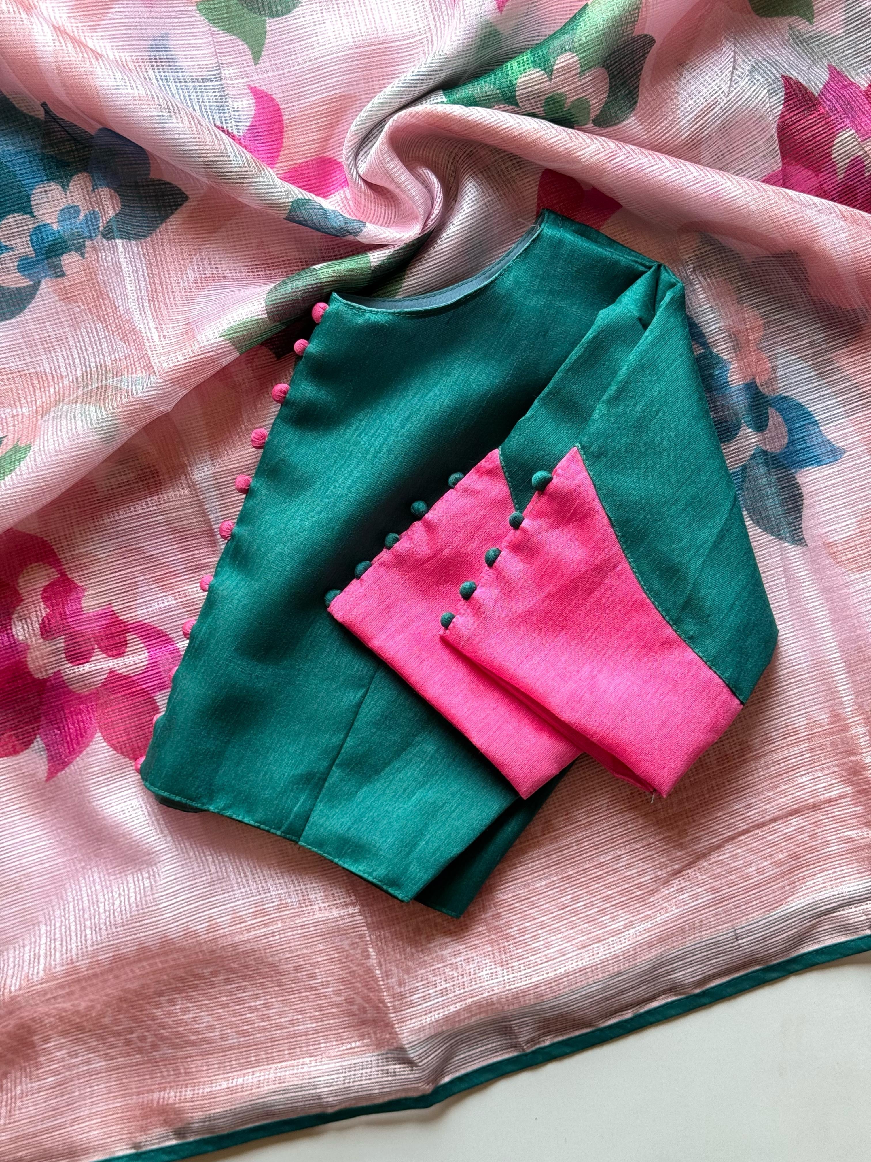 Spring Floral Kota Saree