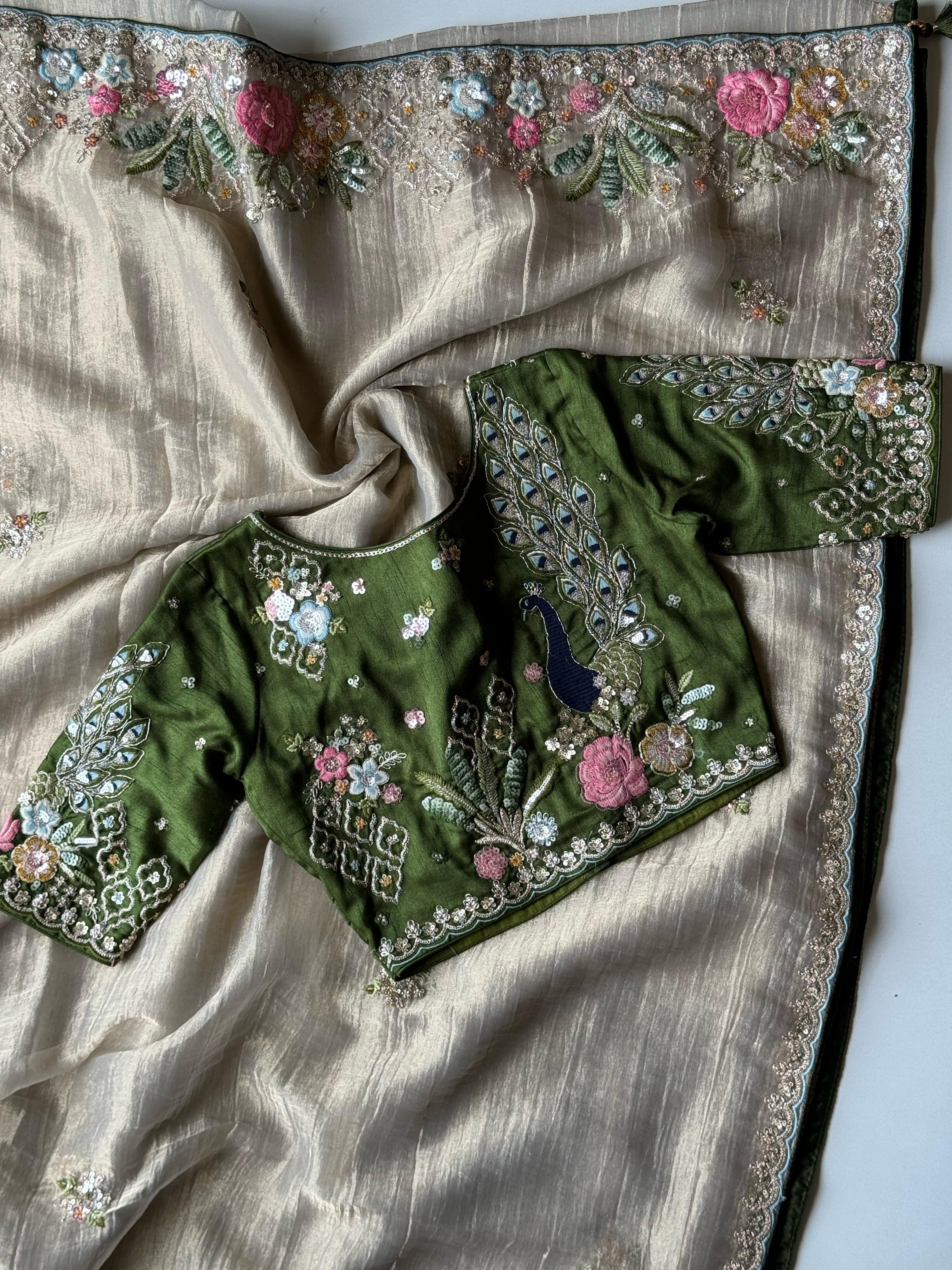 Aruna Banarasi Tissue Sare