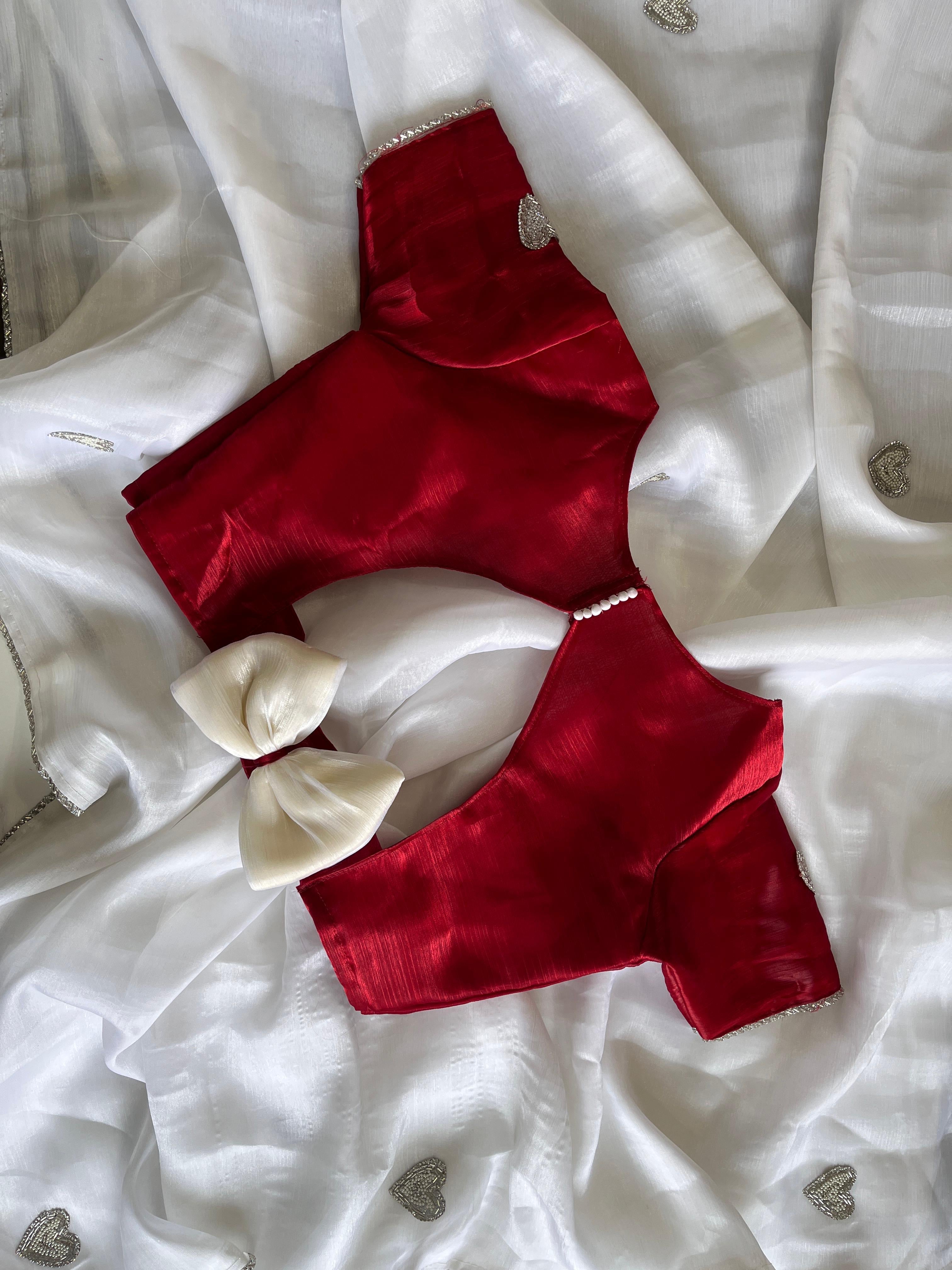 Valentine Tissue Saree