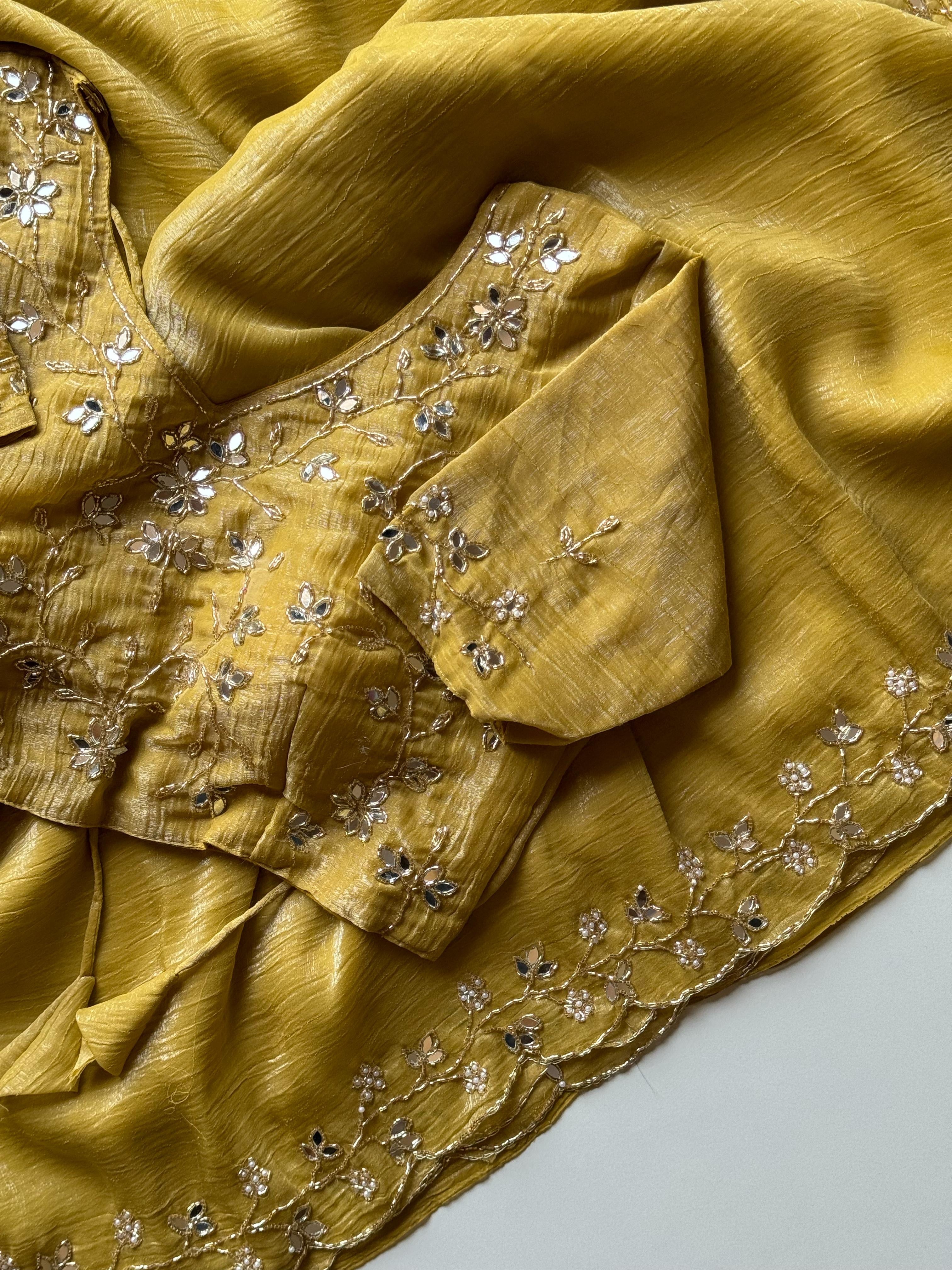 Golden Era Saree
