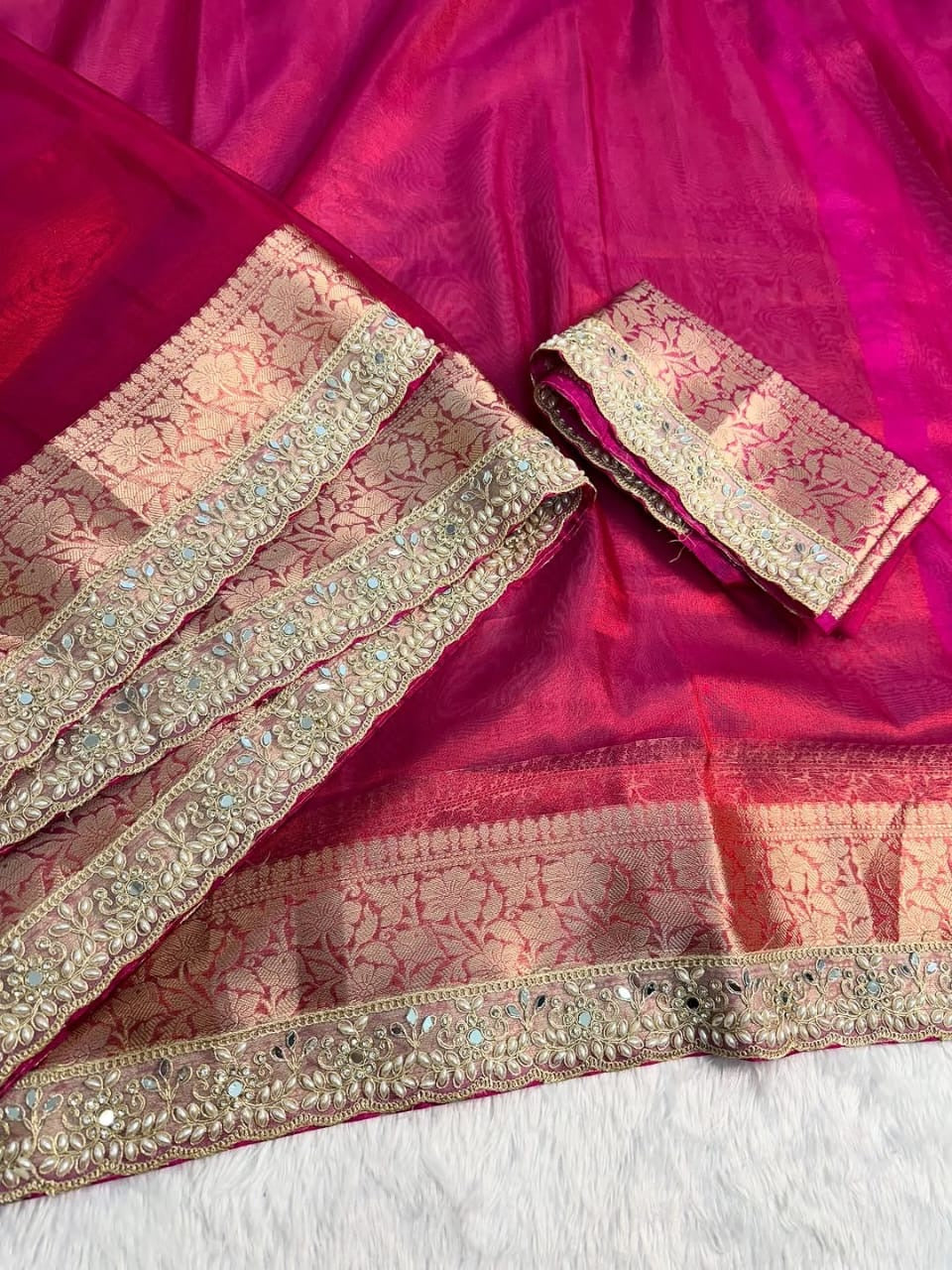 Rumani Banarasi Silk Saree