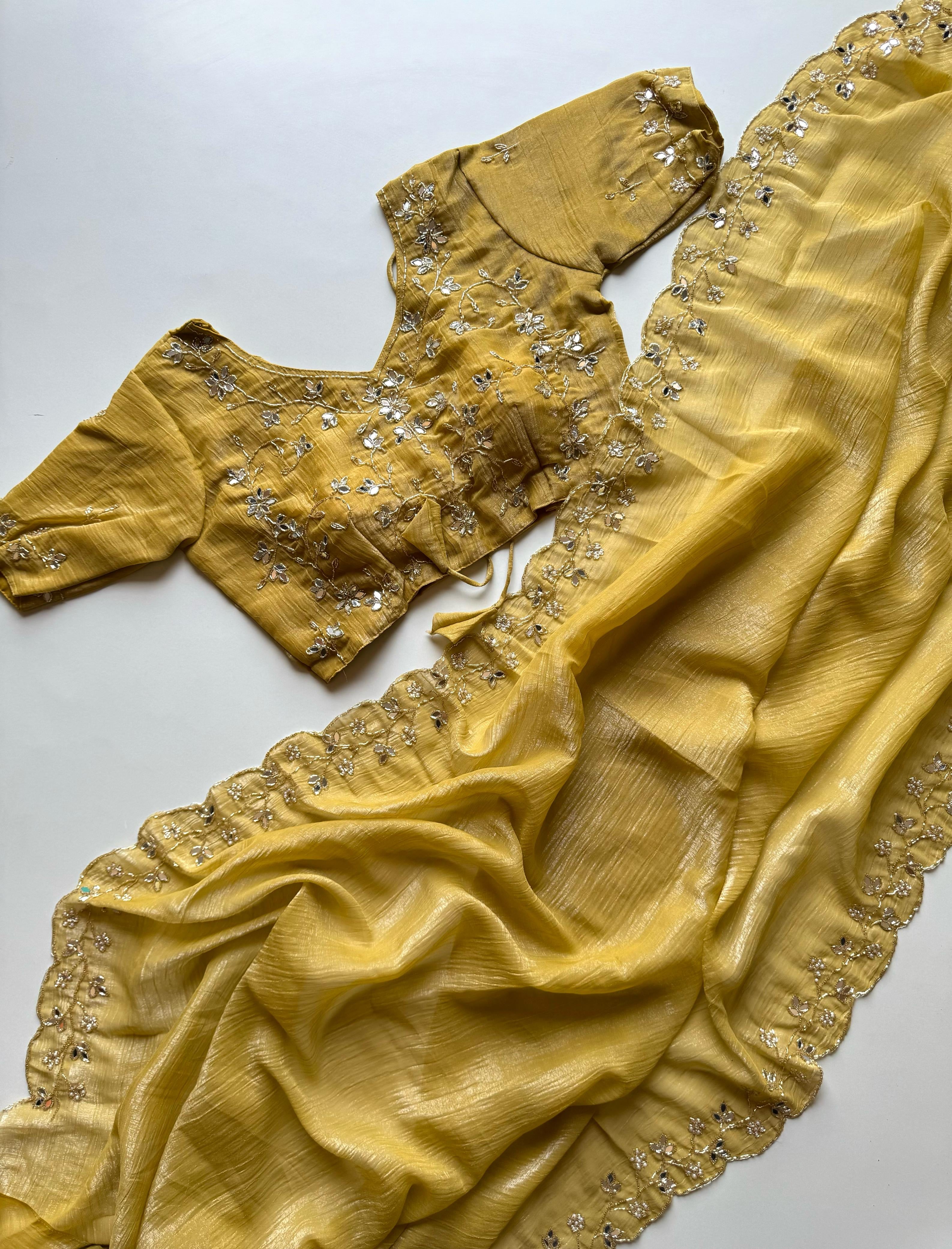 Golden Era Saree