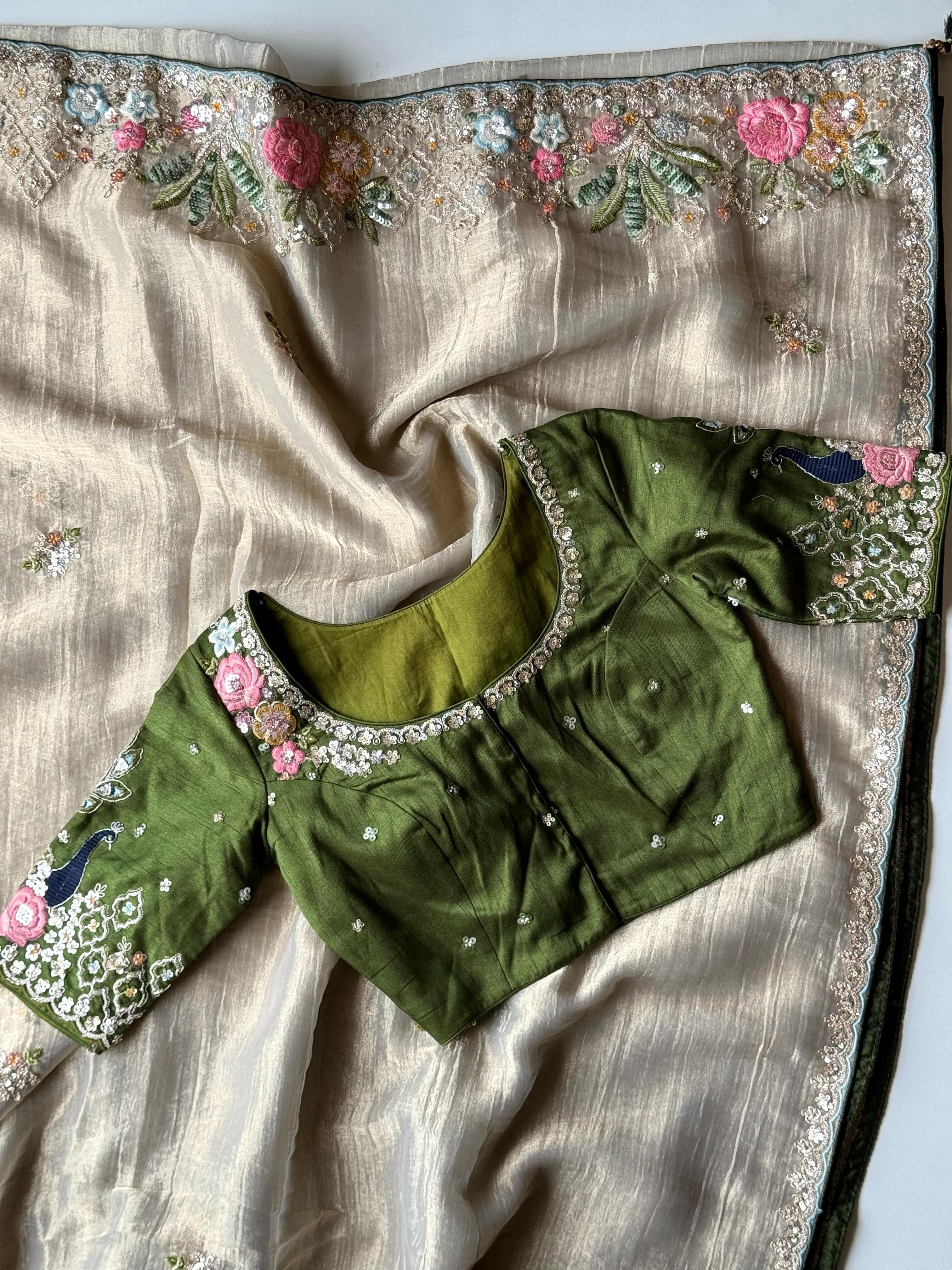 Aruna Banarasi Tissue Sare