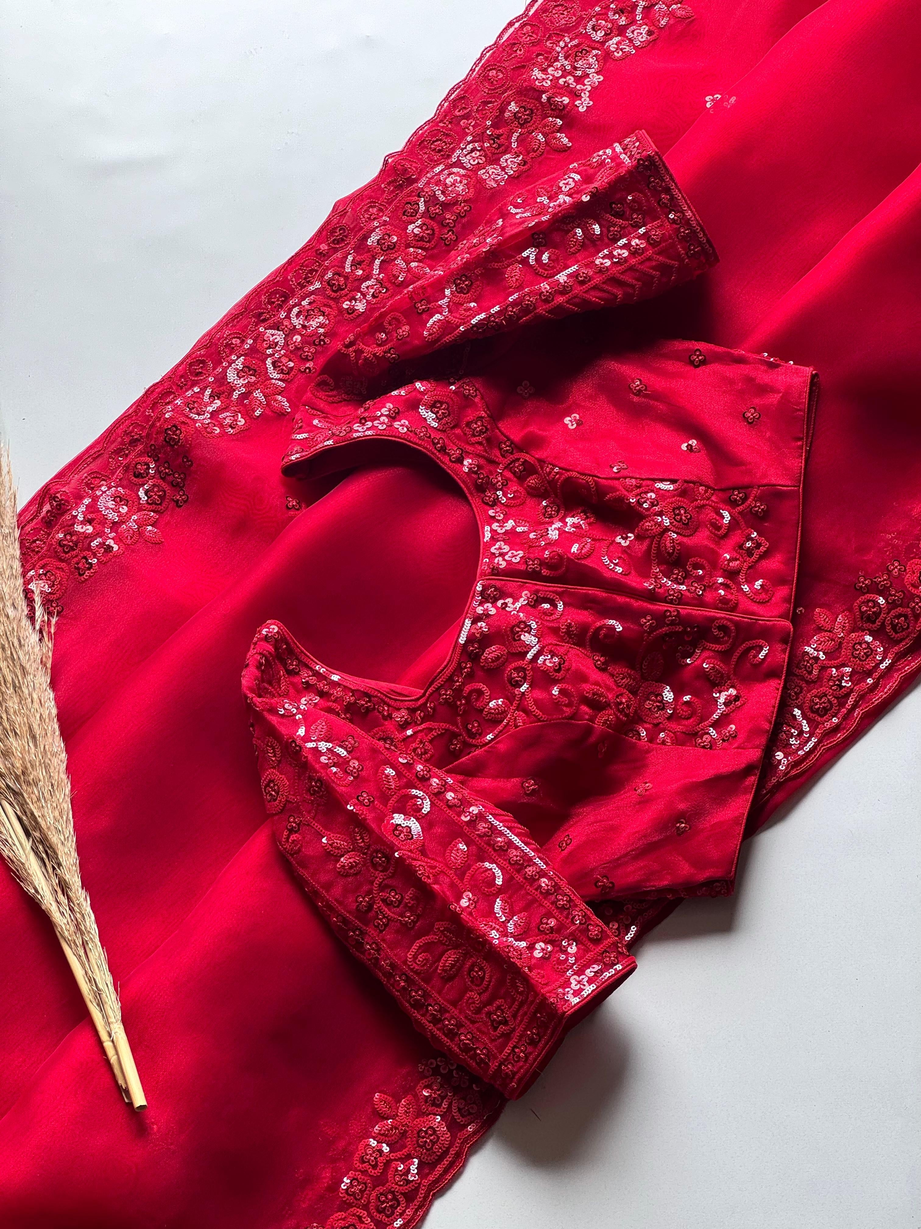 Scarlet Lolita Embellished Saree