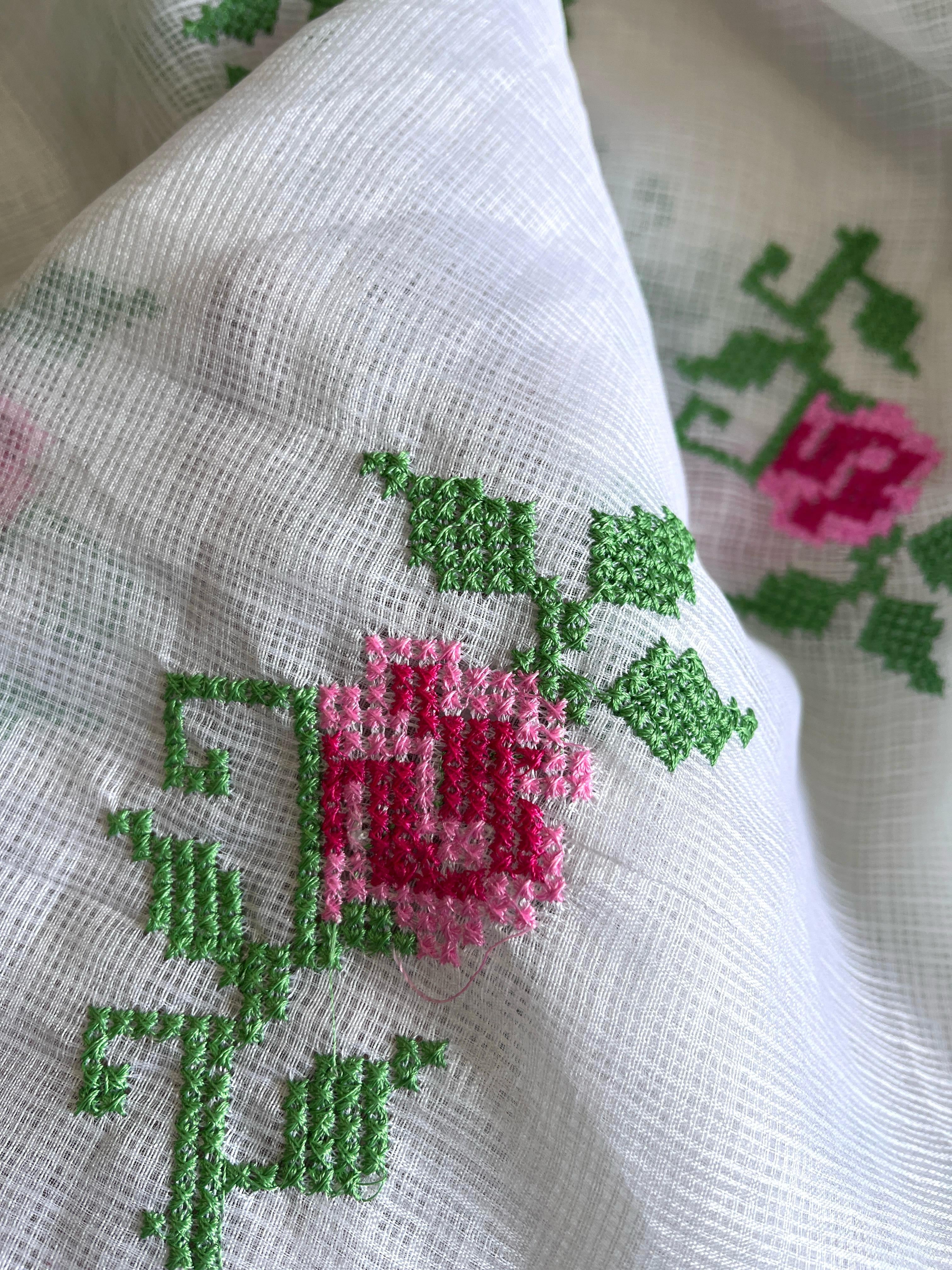 Valentine Tissue Saree