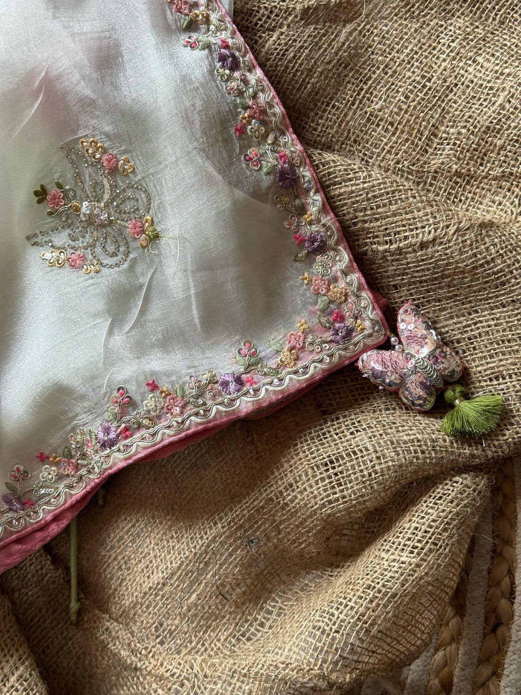 Pastel Sage Era Saree