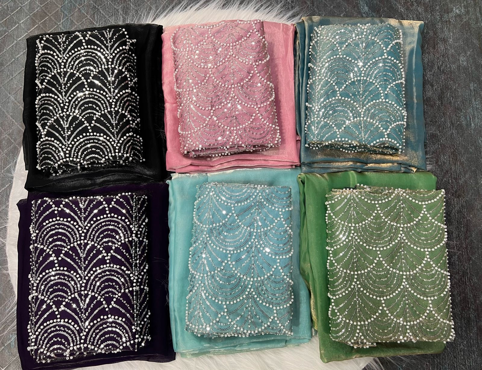 Moon Shine Green Saree