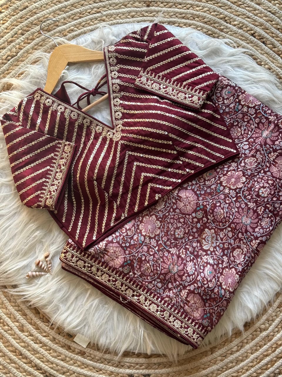 Kalindi Kalamkari Saree