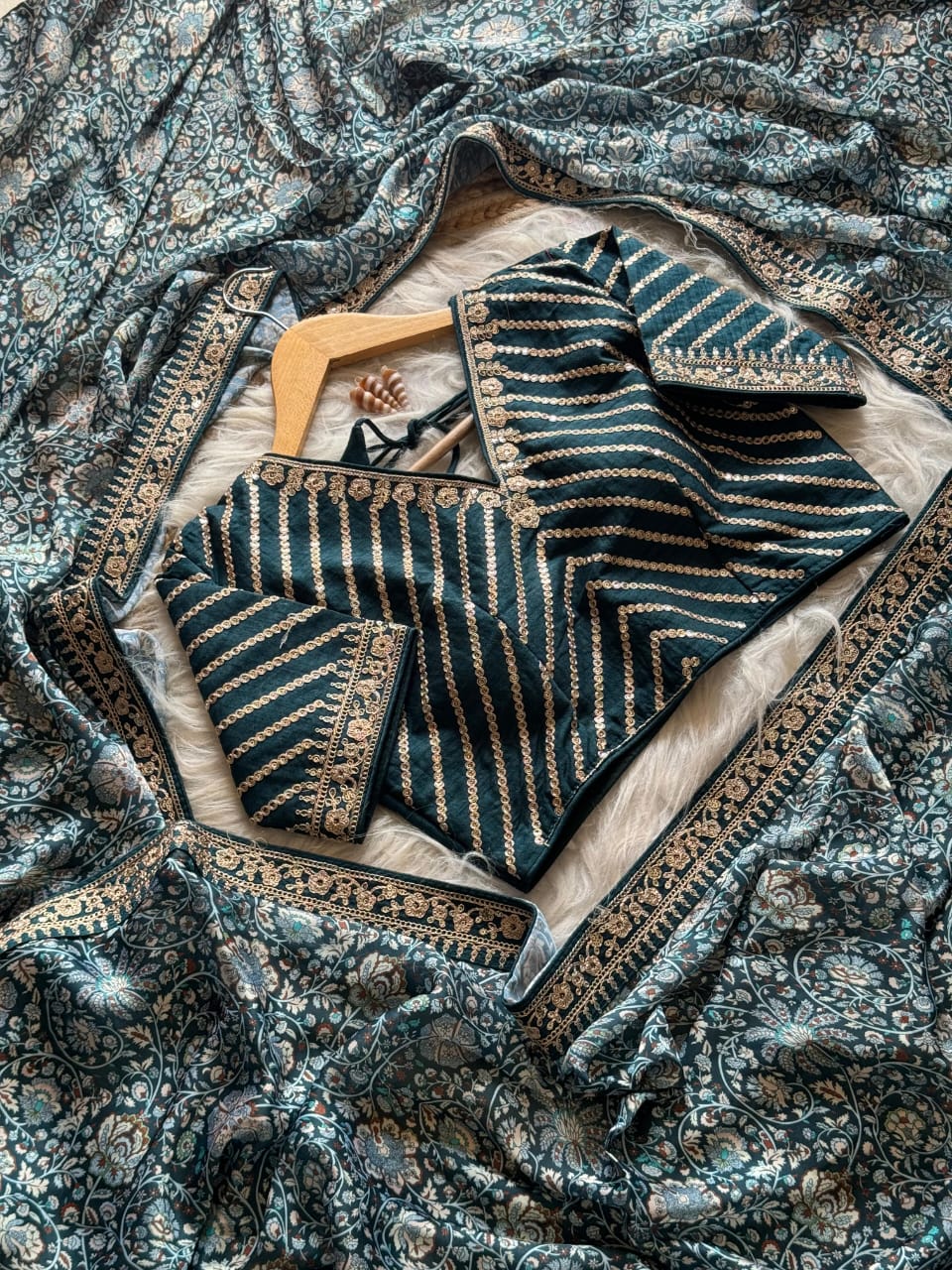 Kalindi Kalamkari Saree